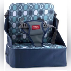 Nuby Easy Go Safety Lightweight High Chair Booster Seat, Great for Travel